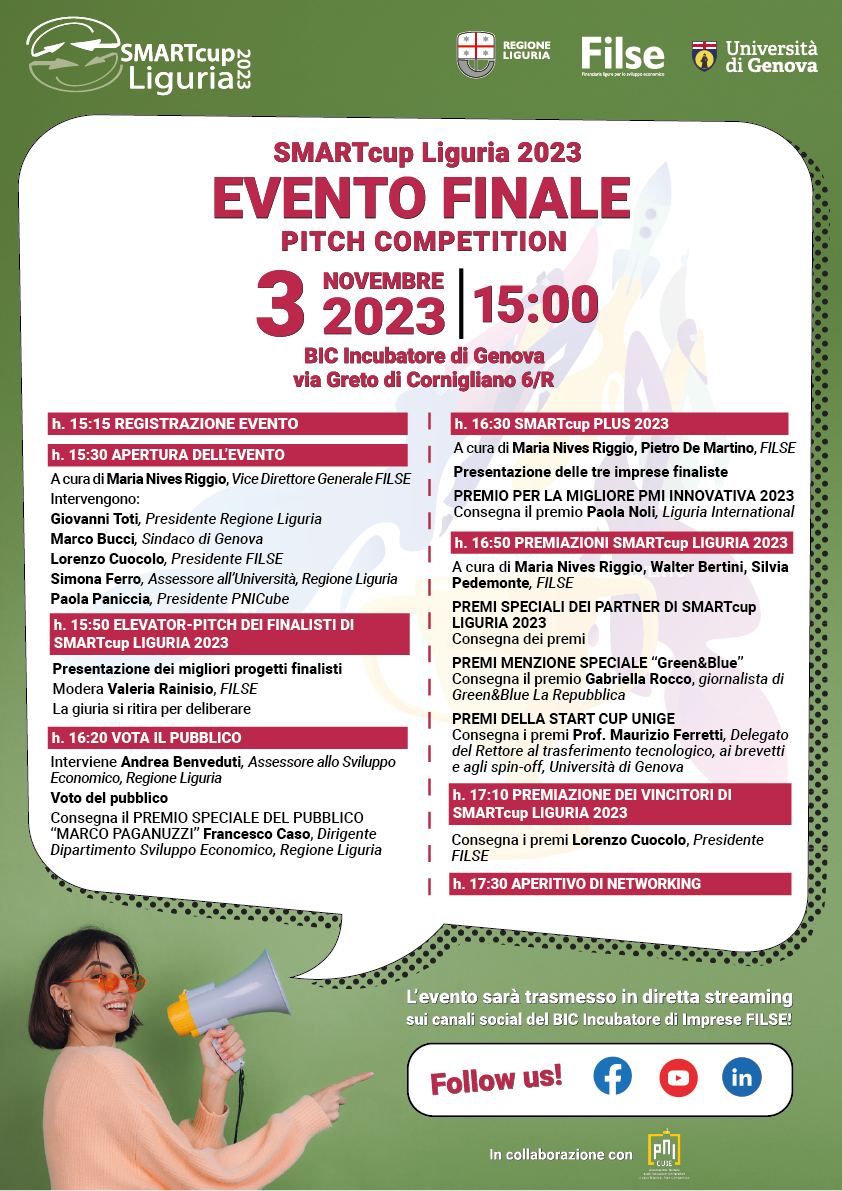 programma evento finale